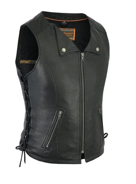 Vintage Women's Fashion Women's Stylish Lightweight Motorcycle Leather Vest