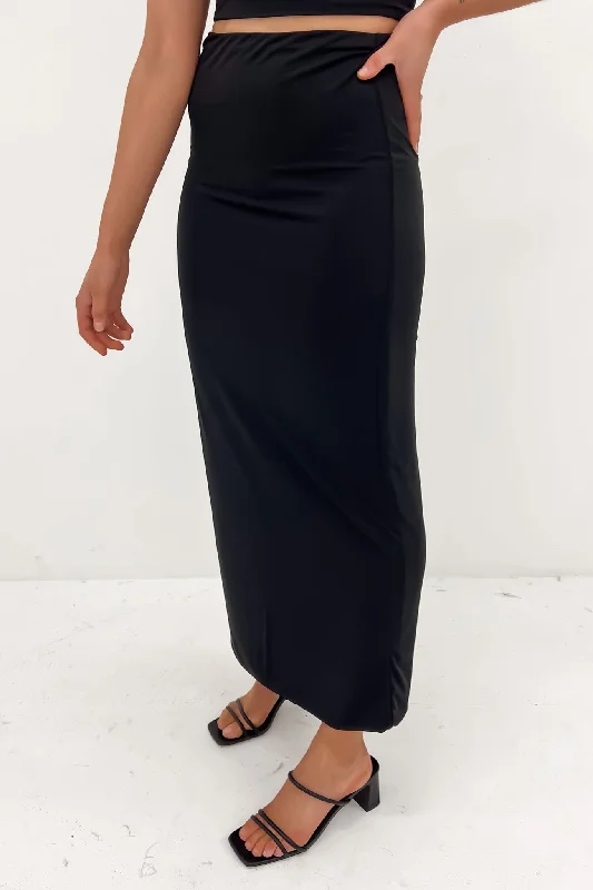 Formal Garments For Women Indie Maxi Skirt Black