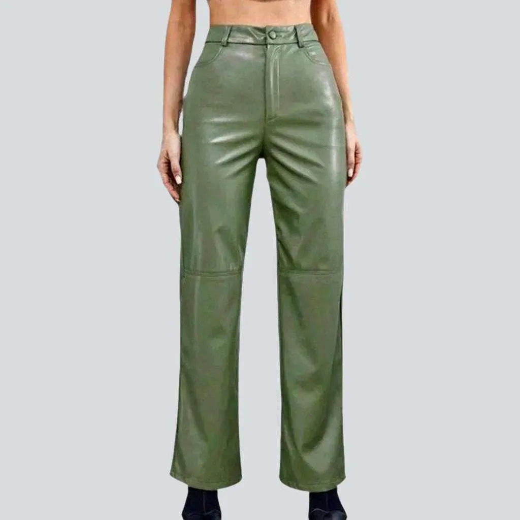 Online Boutiques Affordable High-waist color women's denim pants