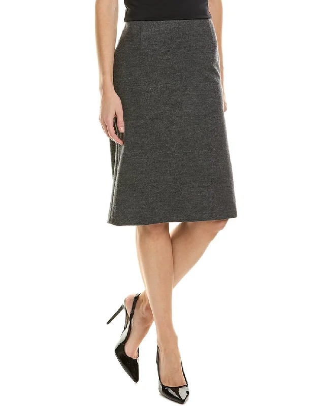 Women's Plus-Size Attire Vince Cozy Fitted Wool Slip Skirt