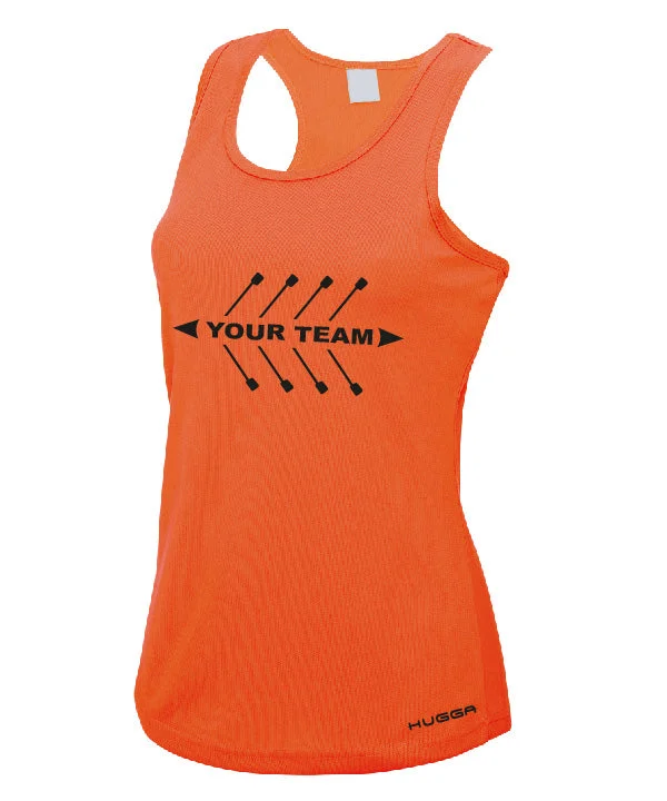 Women's Functional Apparel For Outdoor Activities ADD YOUR TEAM NAME PRINTED WOMENS COOL VEST