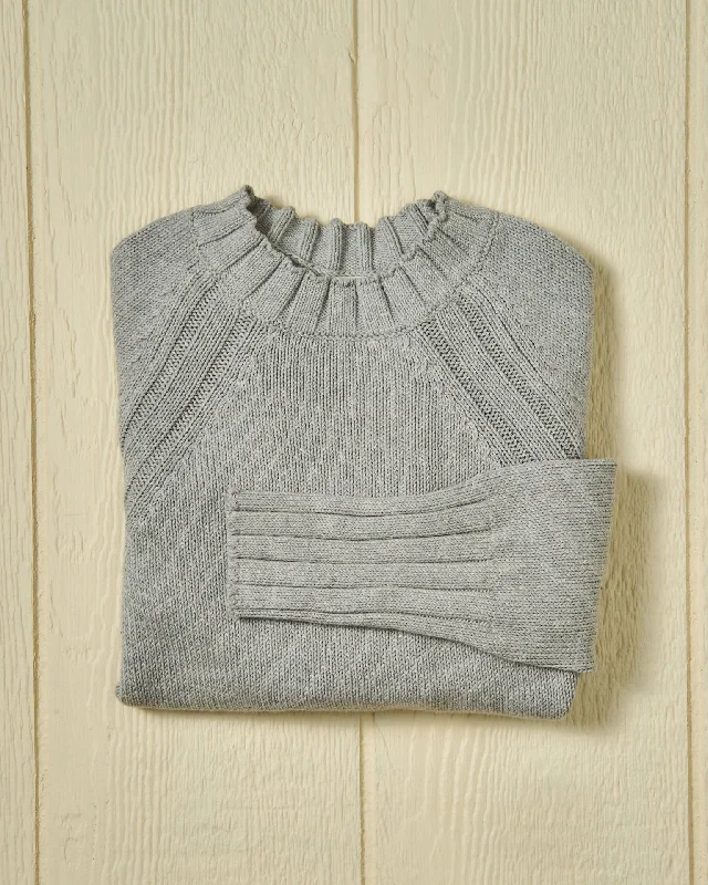 Women's Clothes And Garments Women's Quaker Crewneck Sweater in Pearl