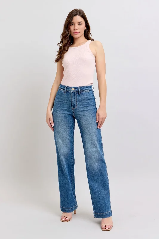 Woman Clothing Judy Blue Straight Jeans 88596