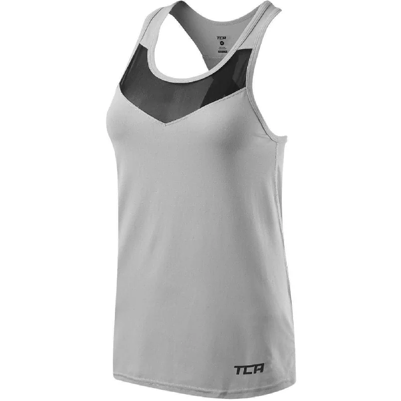 Women's Clothing TCA MeshLuxe Womens Running Vest - Grey