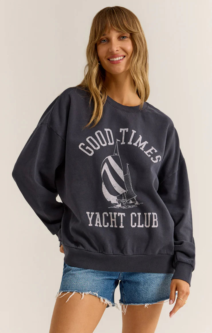 Women's Apparel And Garments Z Supply Yacht Club Sunday Sweatshirt