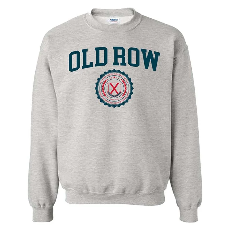 Affordable Women's Attire Old Row Crest Badge Crewneck Sweatshirt