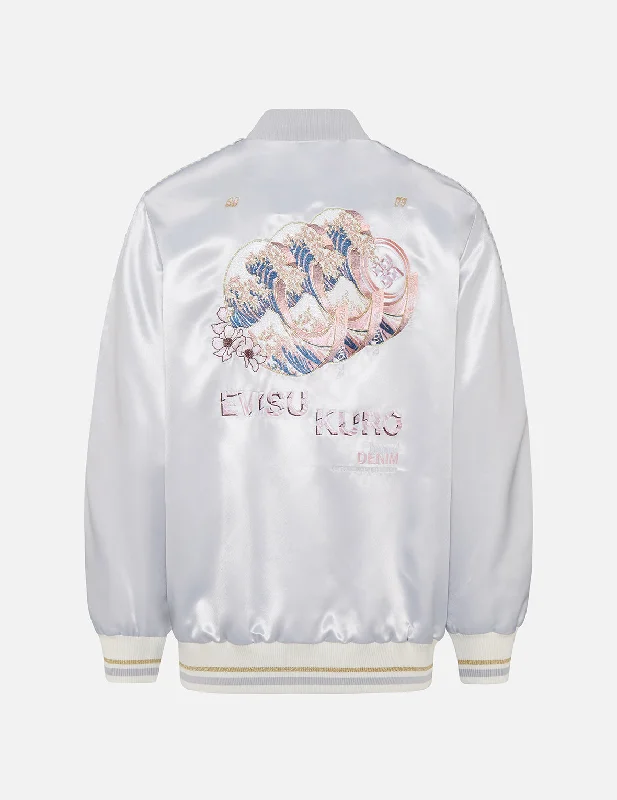 Women's Active Clothing Ukiyo-E Embroidered Souvenir Jacket