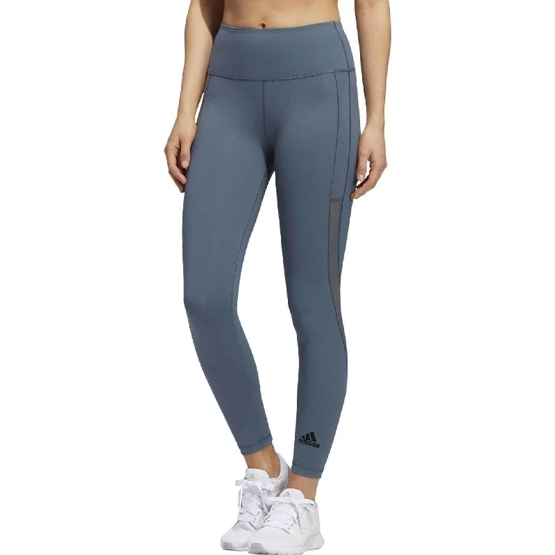 Comfortable Outfit For Women adidas AlphaSkin HEAT.RDY High Rise Womens 7/8 Training Tights - Blue