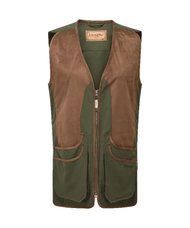 Women's Relaxed Clothes Edenham Clay Shooting Vest - Forest