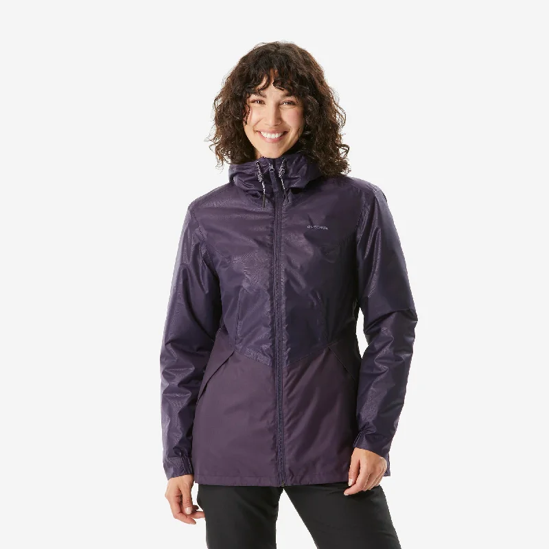 Women's Elegant Outfit Quechua Women's SH100 Waterproof Winter Jacket