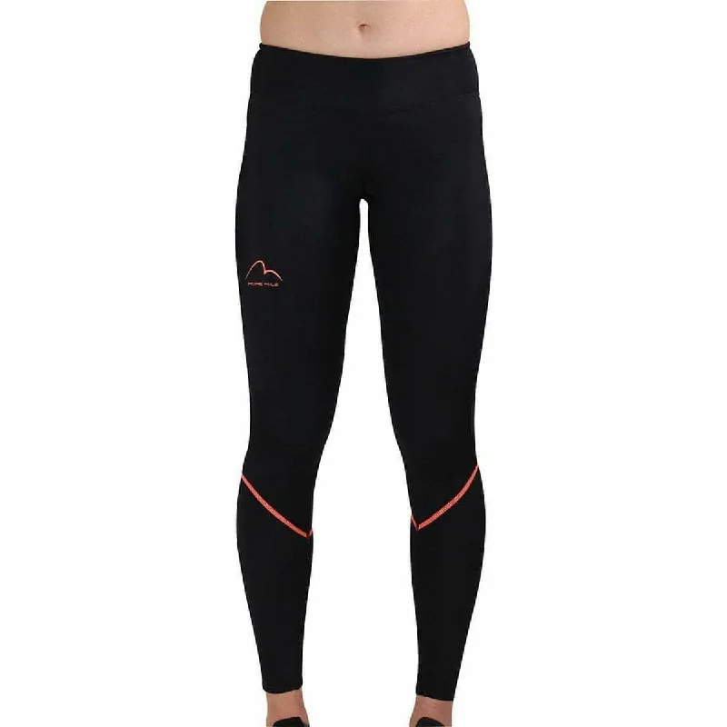 Exclusive Online Sale More Mile Compression Womens Long Running Tights - Black