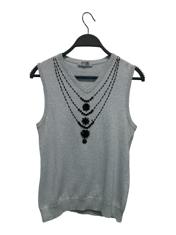 Clothing Woman MOSCHINO CHEAP & CHIC///Vest/S/Plain/Wool/BLU//W [Designers] Mode/