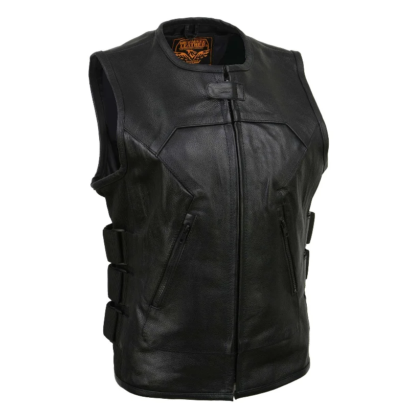 Women's Elegant Apparel Milwaukee Leather MLL4501 Women's Bullet Proof Style Swat Rider