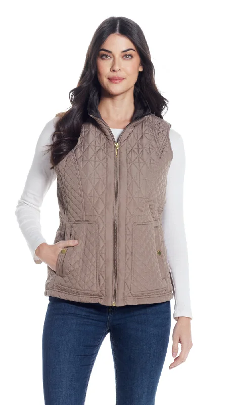 Holiday Special Offers MULTI QUILTED PLUSH LINED VEST