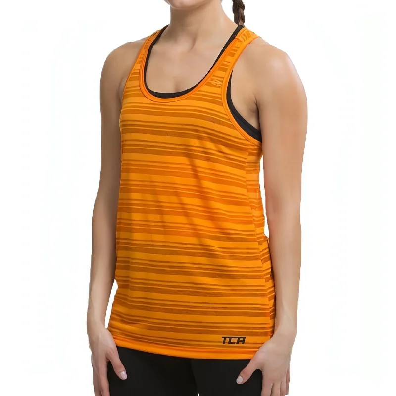 Elegant Clothing For Women TCA Ultralite Womens Running Vest Tank Top - Orange