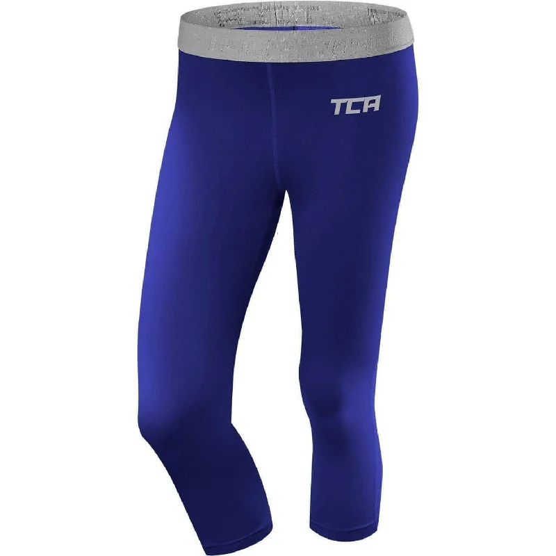 Women's Loungewear Clothes TCA Pro Performance Endurance Womens 3/4 Capri Running Tights - Blue