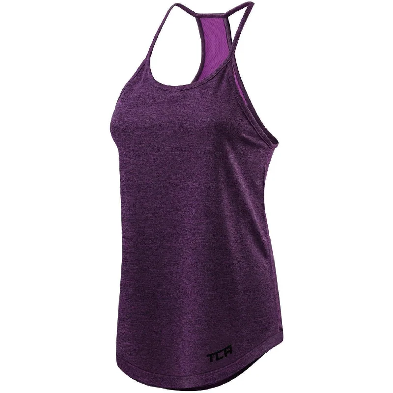 Best Online Boutiques TCA Switch Up Reversible Womens Running Vest Tank Top - Purple