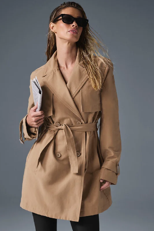 Comfortable Outfit For Women Prime Trench - Toasted Almond