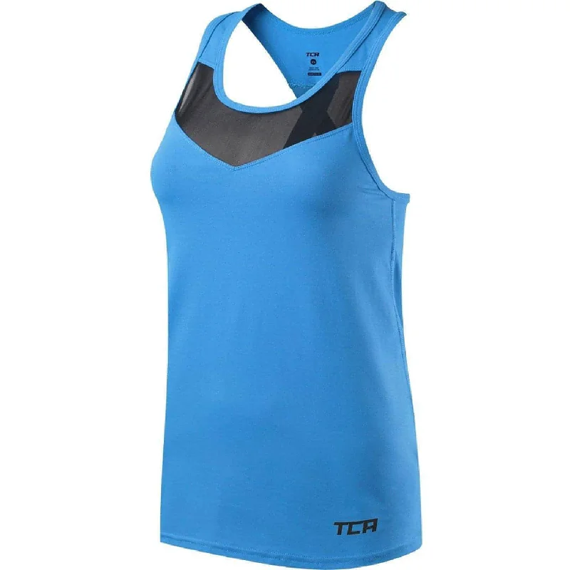 Stylish Women's Clothing TCA MeshLuxe Womens Running Vest - Blue