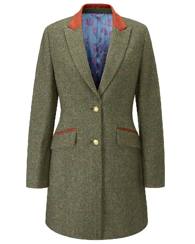 Women's Contemporary Clothing Alan Paine Combrook Ladies Mid Thigh Coat