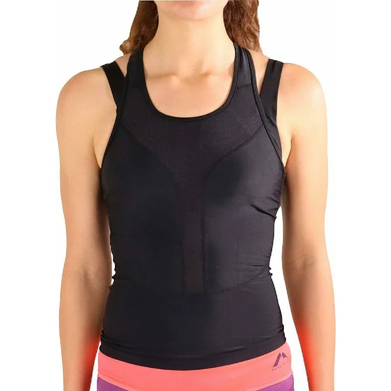 Comfortable Lounge Clothing More Mile Tri Singlet Womens Triathlon Vest - Black