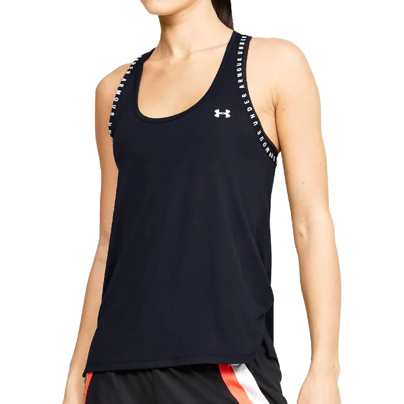 High-Fashion Women's Clothing Under Armour Knockout Womens Running Vest Tank Top - Black