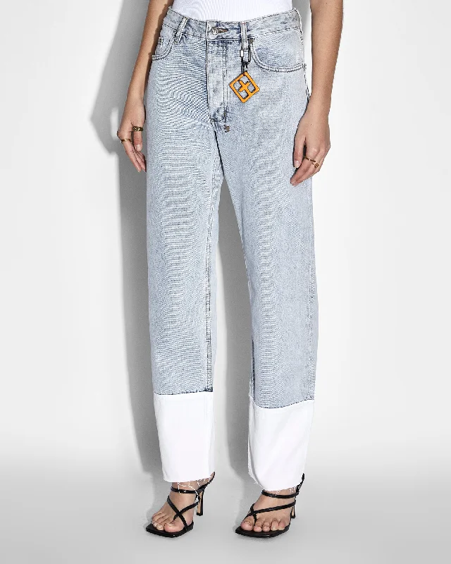 Affordable Luxury Women's Apparel BROOKLYN JEAN MUSE CUFFED