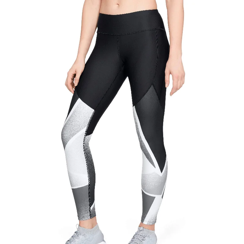 Women's Luxury Apparel Under Armour HeatGear Graphic Womens Training Tights - Black