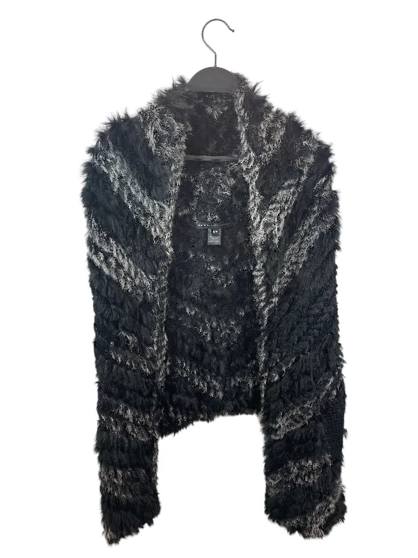 Women's Evening Apparel MARC BY MARC JACOBS/Vest/S/Fur/BLK/FUR