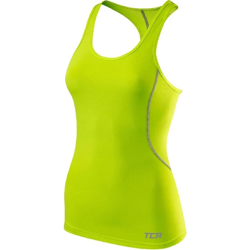 Women's Clothing For Everyday Wear TCA Pro Performance Womens Running Vest Tank Top - Green