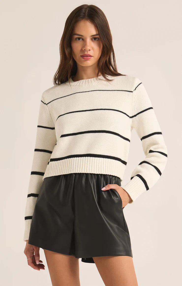 Women's High-Fashion Garments Z Supply Milan Stripe Sweater