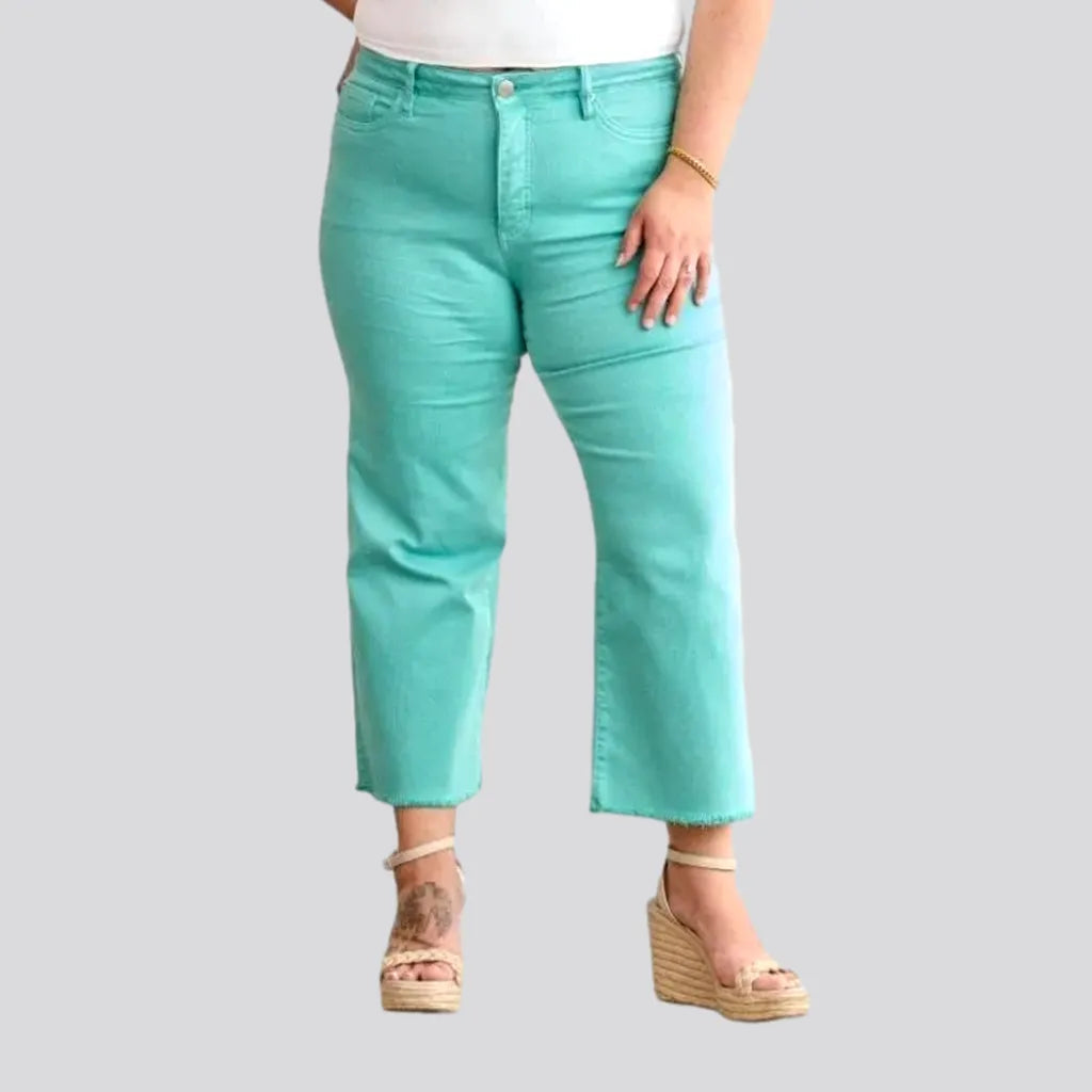 Fashion-Forward Women's Clothing Plus-size women's straight jeans